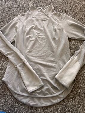 The North Face Taupe Gray Mock Neck Pullover